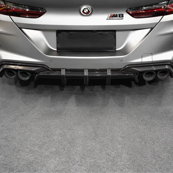 SQ Style Carbon Fiber Diffuser w/ Splitters - F91/F92/F93 M8 - Euro Auto Design