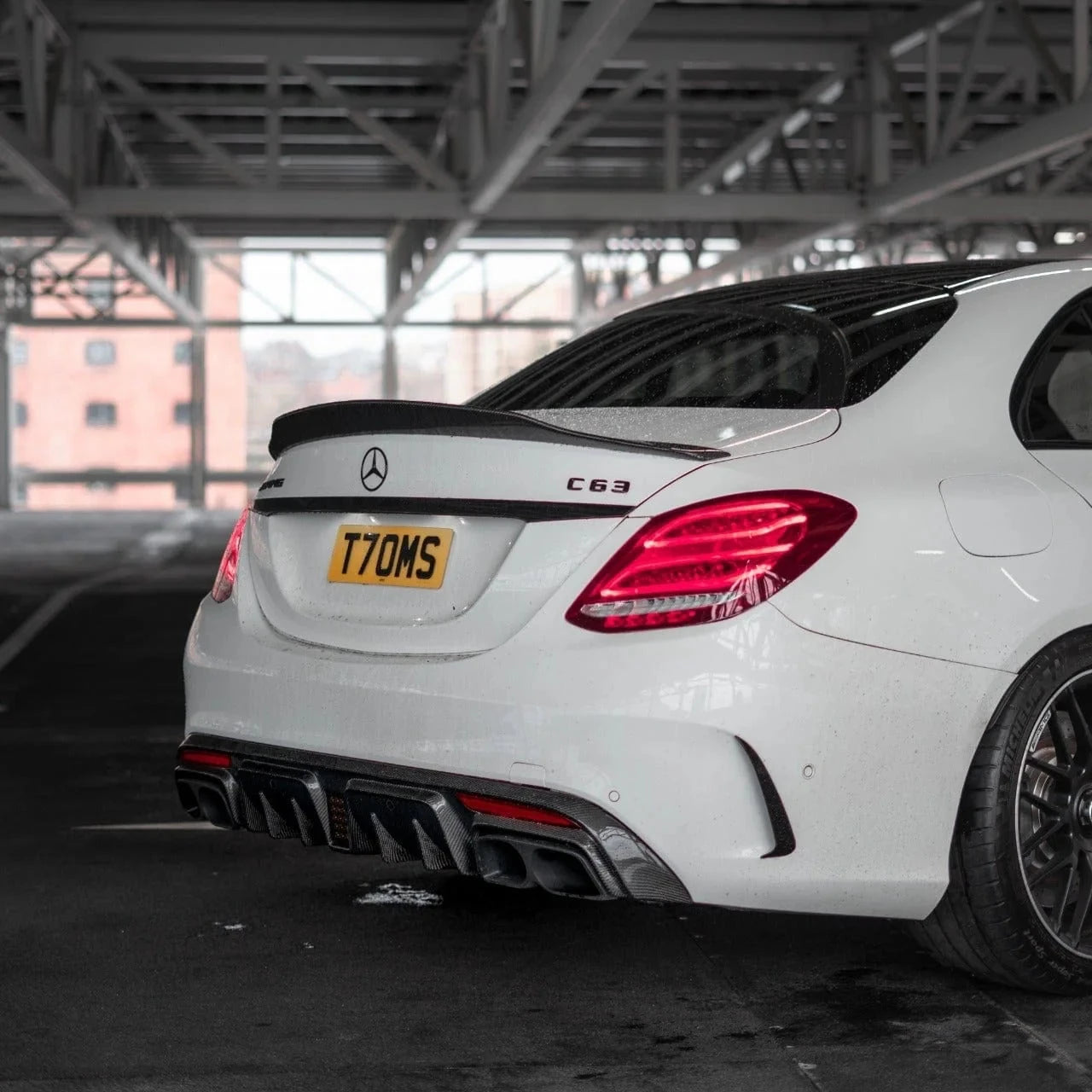 PSM Style Carbon Fiber Spoiler V2 - C205/W205 AMG C63 - Euro Auto Design