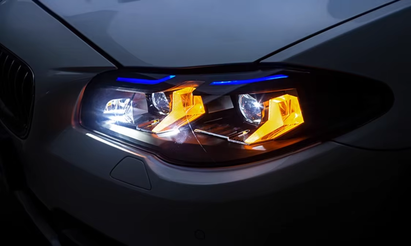 Snake Eyes Style LED Headlights - BMW F10 5 Series & M5.