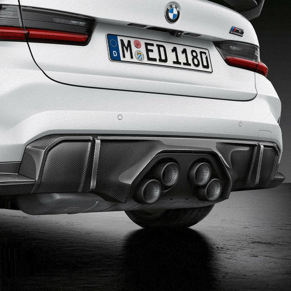 P Style Carbon Fiber Rear Diffuser - BMW G80 M3 | G82 M4