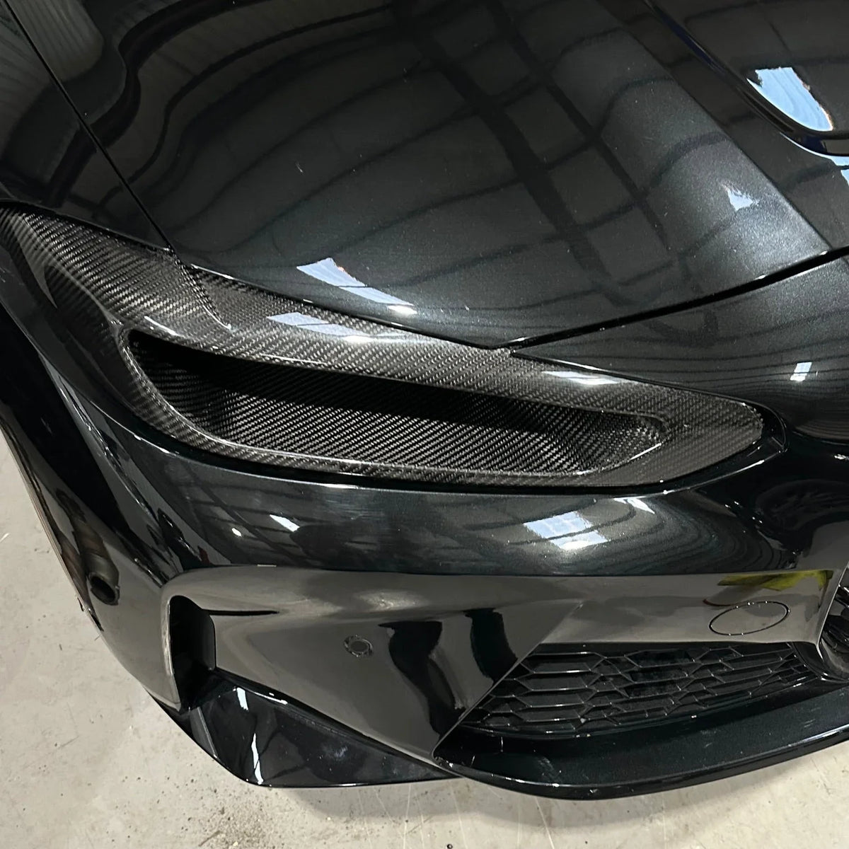 Carbon Fiber Headlight Delete - BMW G80 M3 | G82 M4
