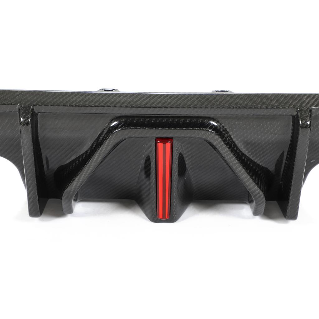 F1 Style V1 Carbon Fiber LED Diffuser And Splitters Set - G80 M3 | G82/G83 M4 - Euro Auto Design