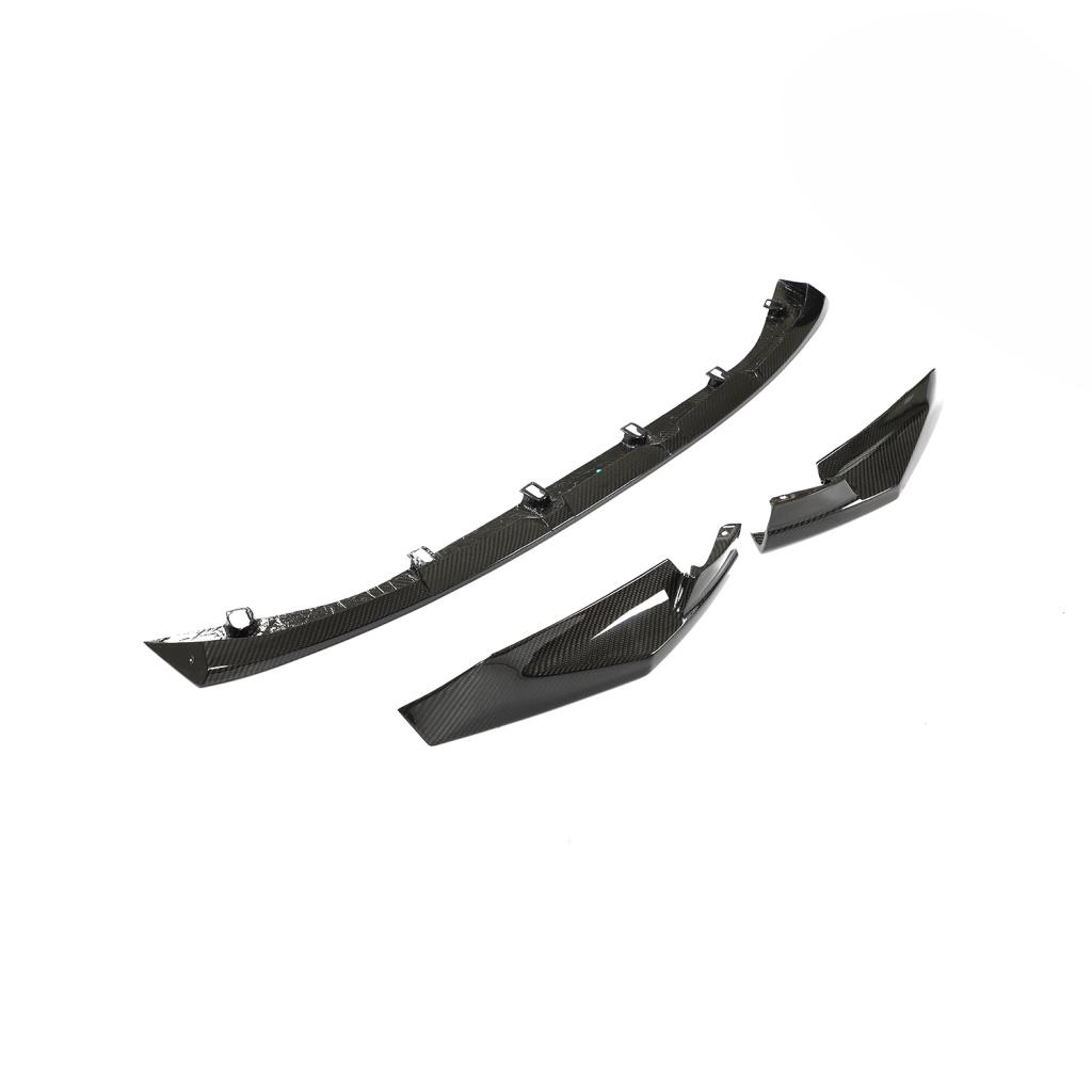 3 Piece M Style Carbon Fiber Front Lip - G80 M3 | G82/G83 M4 - Euro Auto Design