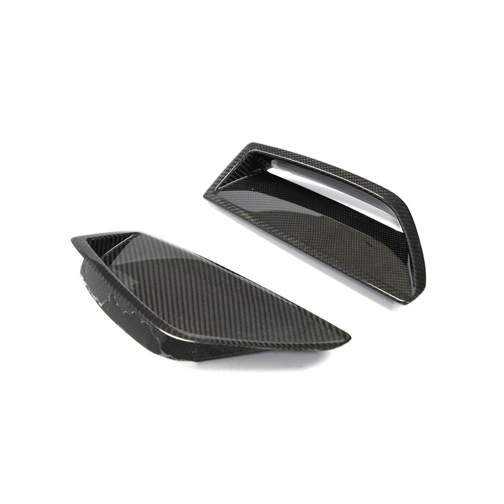 Carbon Fiber V1 Front Air Vent Trim - Audi RS6/RS7 C8 - Euro Auto Design