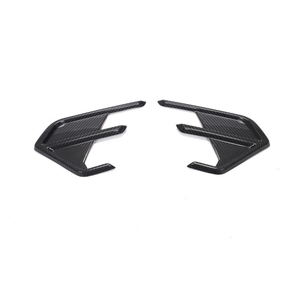 Euro Auto Style V1 Carbon Fiber Rear Bumper Canards -  Audi R6/RS7 C8 - Euro Auto Design