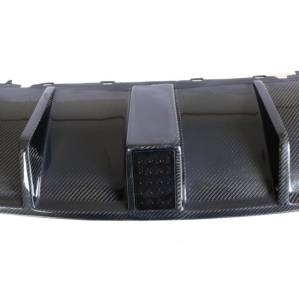 F1 Style Carbon Fiber LED Diffuser - Audi RS3 (2017-2020) - Euro Auto Design