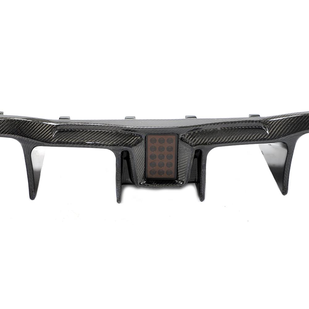 2 In 1 Carbon Fiber LED Diffuser And Splitters - F87 M2 - Euro Auto Design