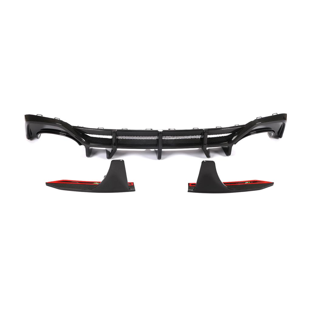 Euro Auto Style V2 Carbon Fiber Rear Diffuser - Audi RS6/RS7 C8 - Euro Auto Design