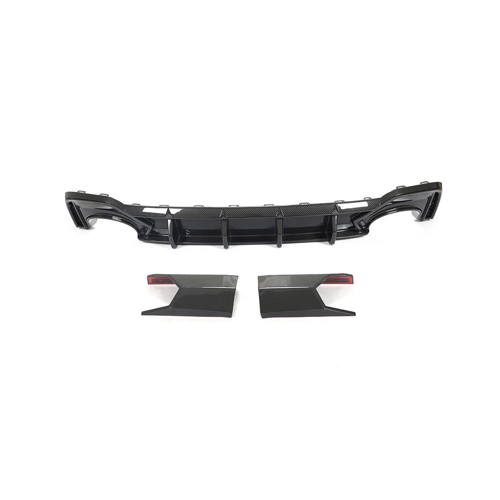 Euro Auto Style V1 Carbon Fiber Diffuser - Audi RS6/RS7 C8 - Euro Auto Design