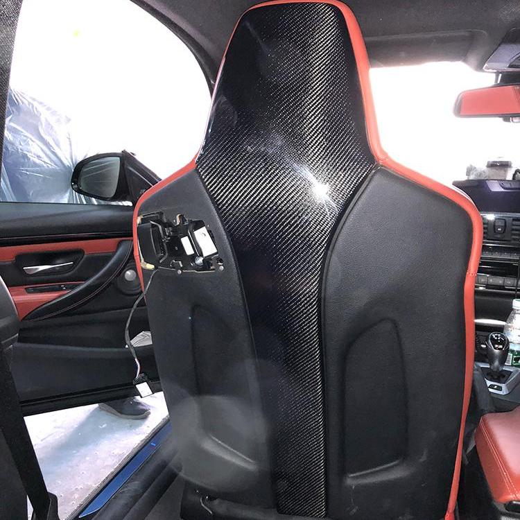 Carbon Fiber Back Seat Covers - F87 M2 - Euro Auto Design