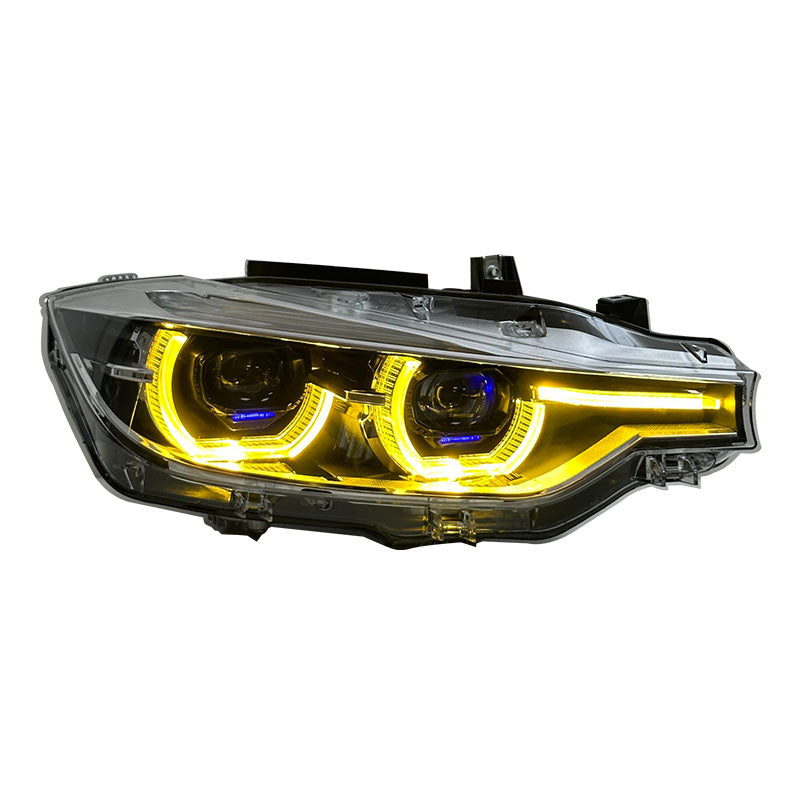 Switchback Dual-Color LCI Style LED Headlights V2 - BMW F30 3 Series