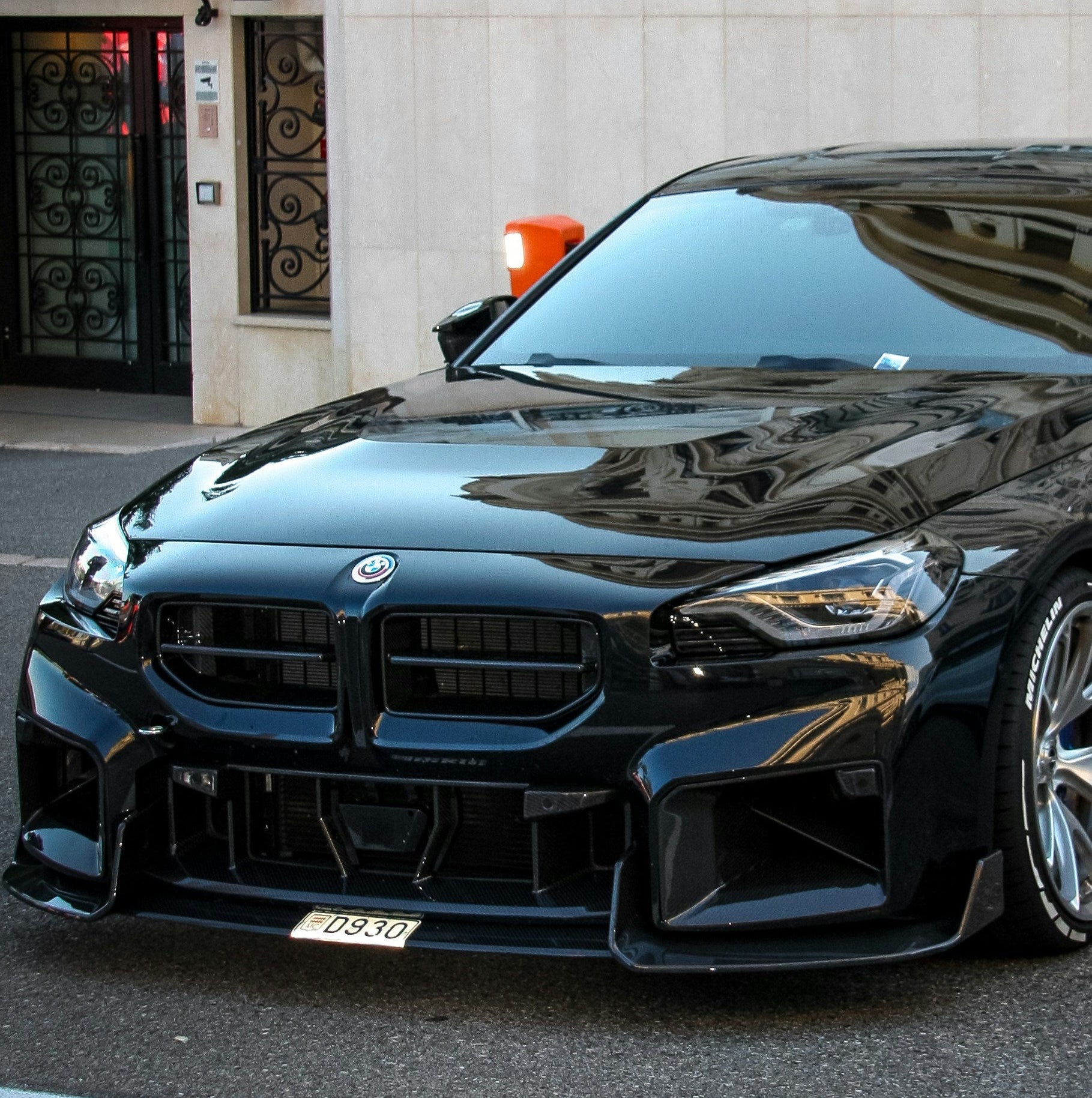 AD Style Carbon Fiber Front Lip - BMW G87 M2