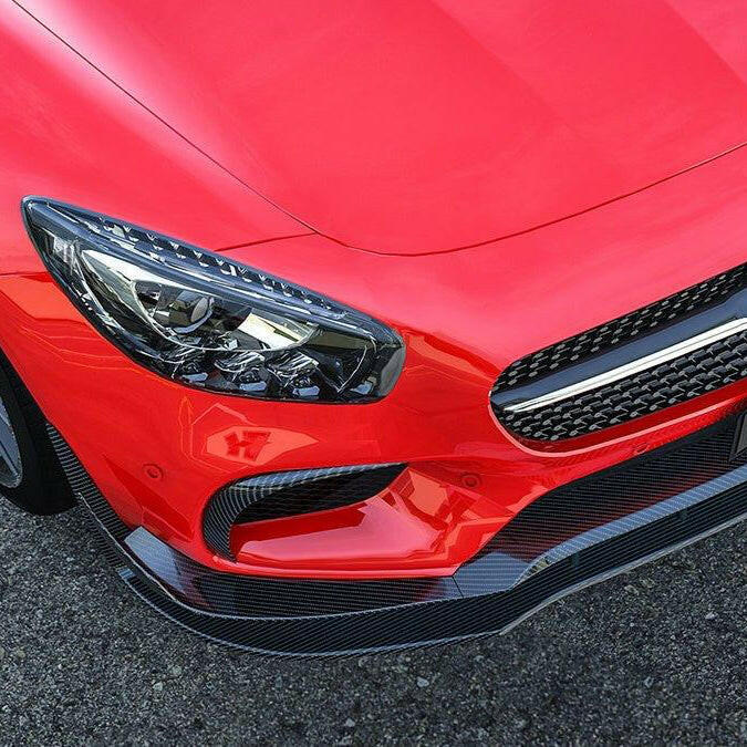Paktechz Carbon Fiber Front Air Duct Trim - C190 AMG GT.
