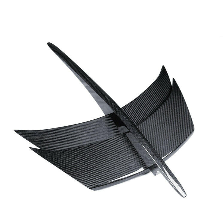 Paktechz Carbon Fiber Hood Vent Trim - Ferrari F8 Tributo.