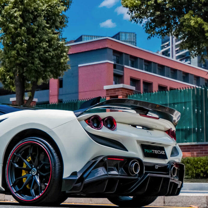 Paktechz Carbon Fiber Wing - Ferrari F8 Tributo.