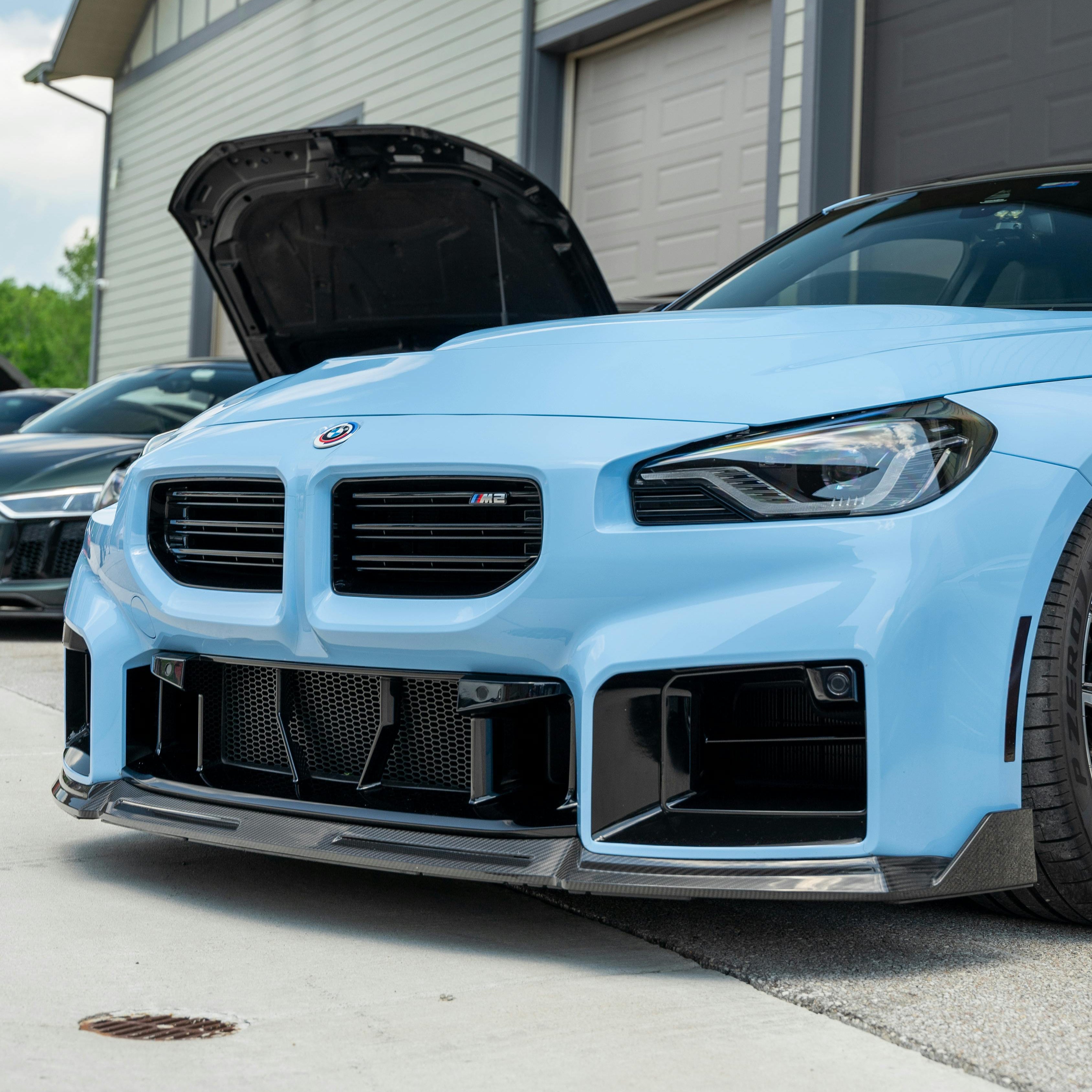 V Style Carbon Fiber Front Lip - BMW G87 M2