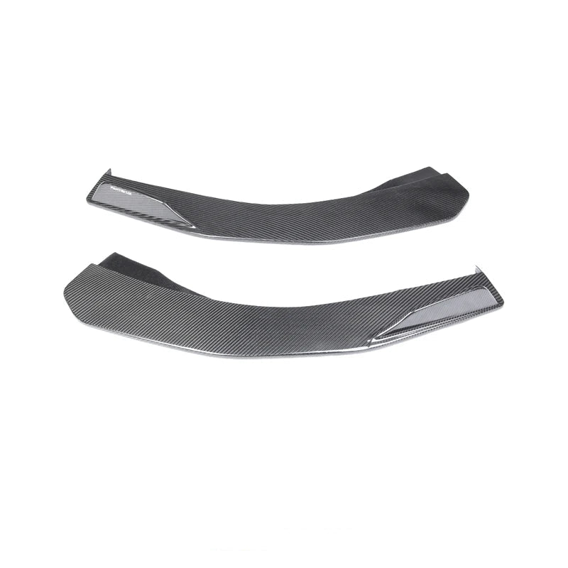 Paktechz Carbon Fiber Front Bumper Splitters - Ferrari F8 Tributo.