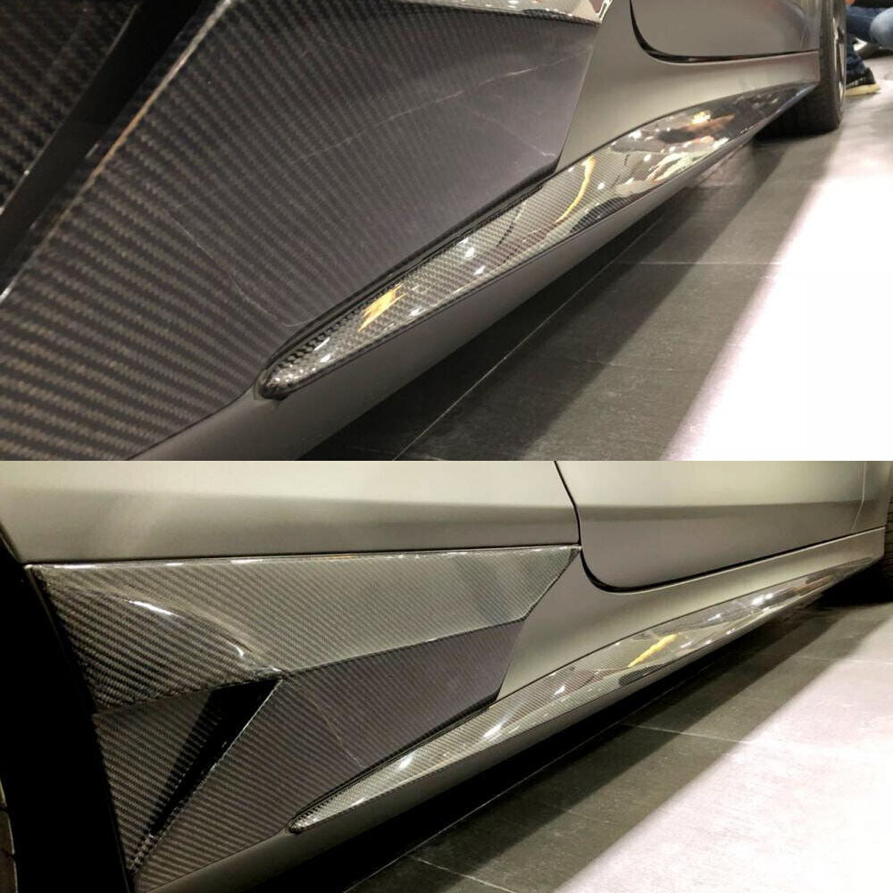 Carbon Fiber Side Skirts - W222 AMG S63/S65 (Pre-LCI) - Euro Auto Design