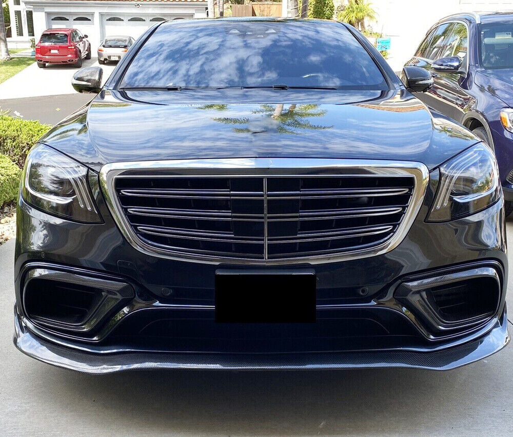 BRBS Style Carbon Fiber Front Lip - W222 AMG S63/S65 (LCI) - Euro Auto Design