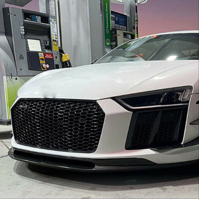 V Style Carbon Fiber Lip - Audi R8 (2016-2018) - Euro Auto Design