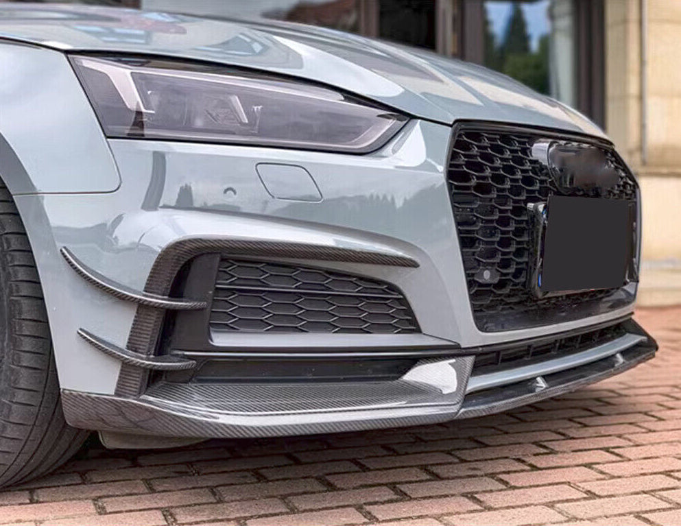 Euro Auto Style Carbon Fiber Front Canards - Audi S5 | A5 S-Line B9 - Euro Auto Design