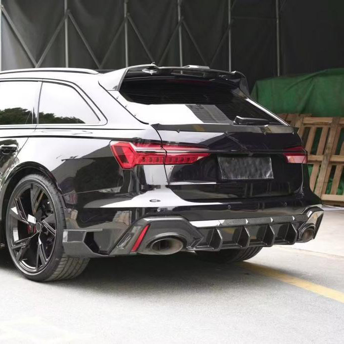 Euro Auto Style V1 Carbon Fiber Diffuser - Audi RS6/RS7 C8 - Euro Auto Design