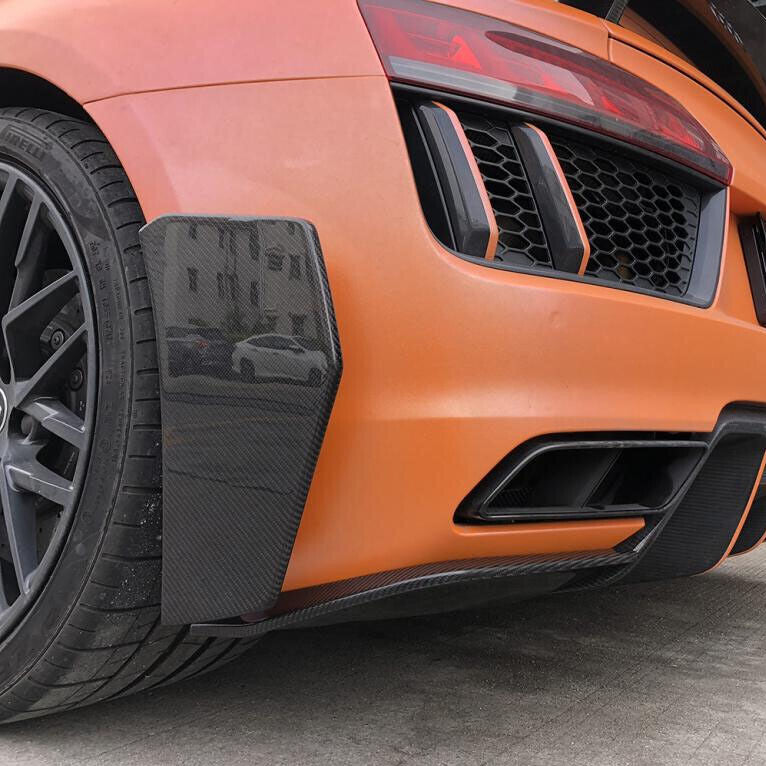 Carbon Fiber Rear Splitters - Audi R8 (2016-2018) - Euro Auto Design