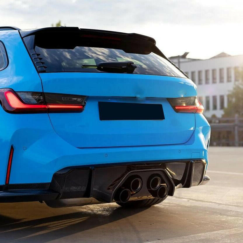 Carbon Fiber Spoiler And Rear Window Trims - G81 M3.