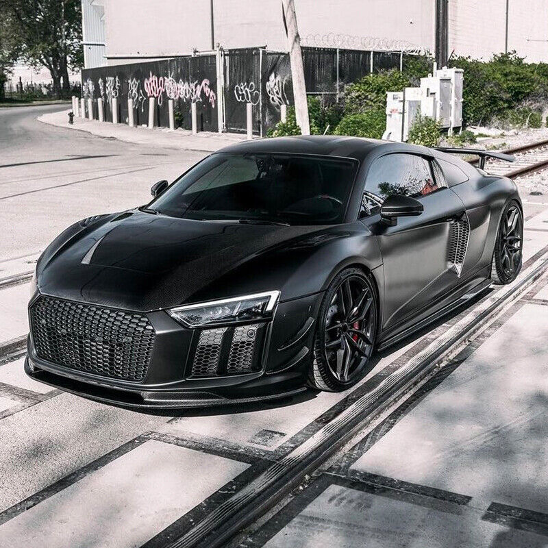 V Style Carbon Fiber Lip - Audi R8 (2016-2018) - Euro Auto Design