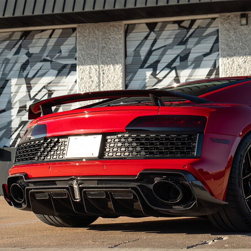 Capristo Style Carbon Fiber Diffuser - Audi R8 (2019-2024) - Euro Auto Design