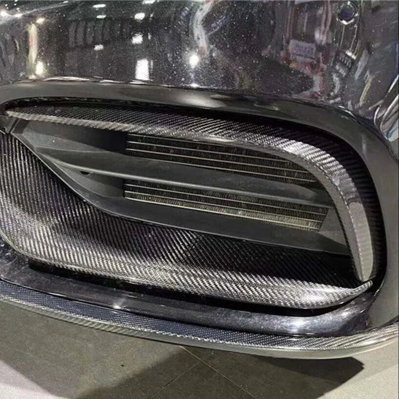 Carbon Fiber Front Fog Lamp Trim - C205/W205 AMG C63 - Euro Auto Design