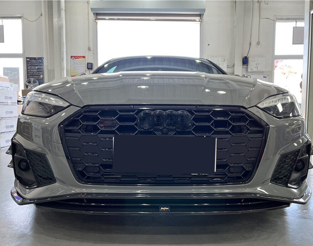 Euro Auto Style V2 Carbon Fiber Front Lip - Audi S5 | A5 S-Line B9.5 - Euro Auto Design