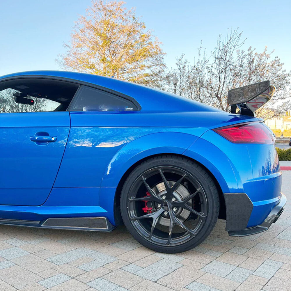 Performance Style Carbon Fiber Rear Diffuser Canards - Audi TTRS (2016-2019) - Euro Auto Design