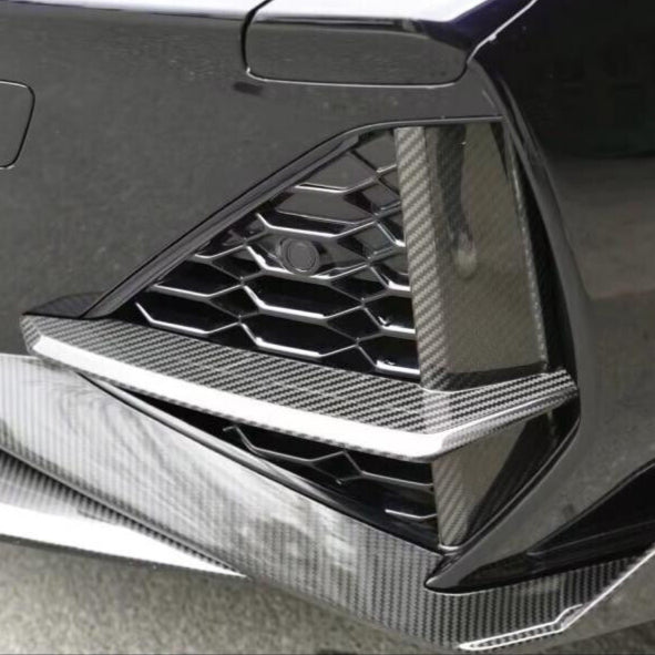 Carbon Fiber V2 Front Air Vent Trim - Audi RS6/RS7 C8 - Euro Auto Design