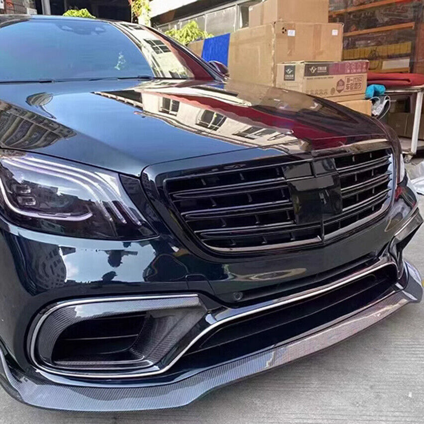 BRBS Style Carbon Fiber Front Lip - W222 AMG S63/S65 (LCI) - Euro Auto Design