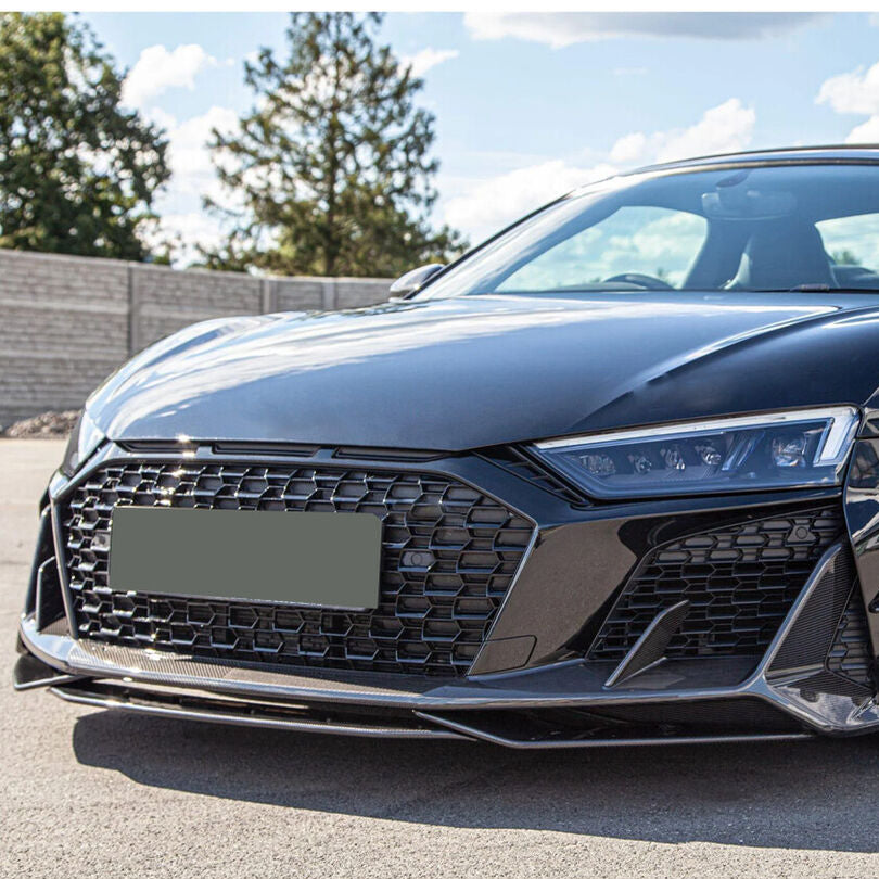 Capristo Style Carbon Fiber Front Lip - Audi R8 (2019-2024) - Euro Auto Design