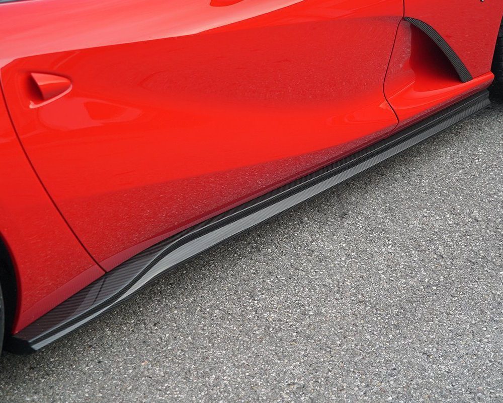 N Style Carbon Fiber Side Skirts - Ferrari 812 Superfast