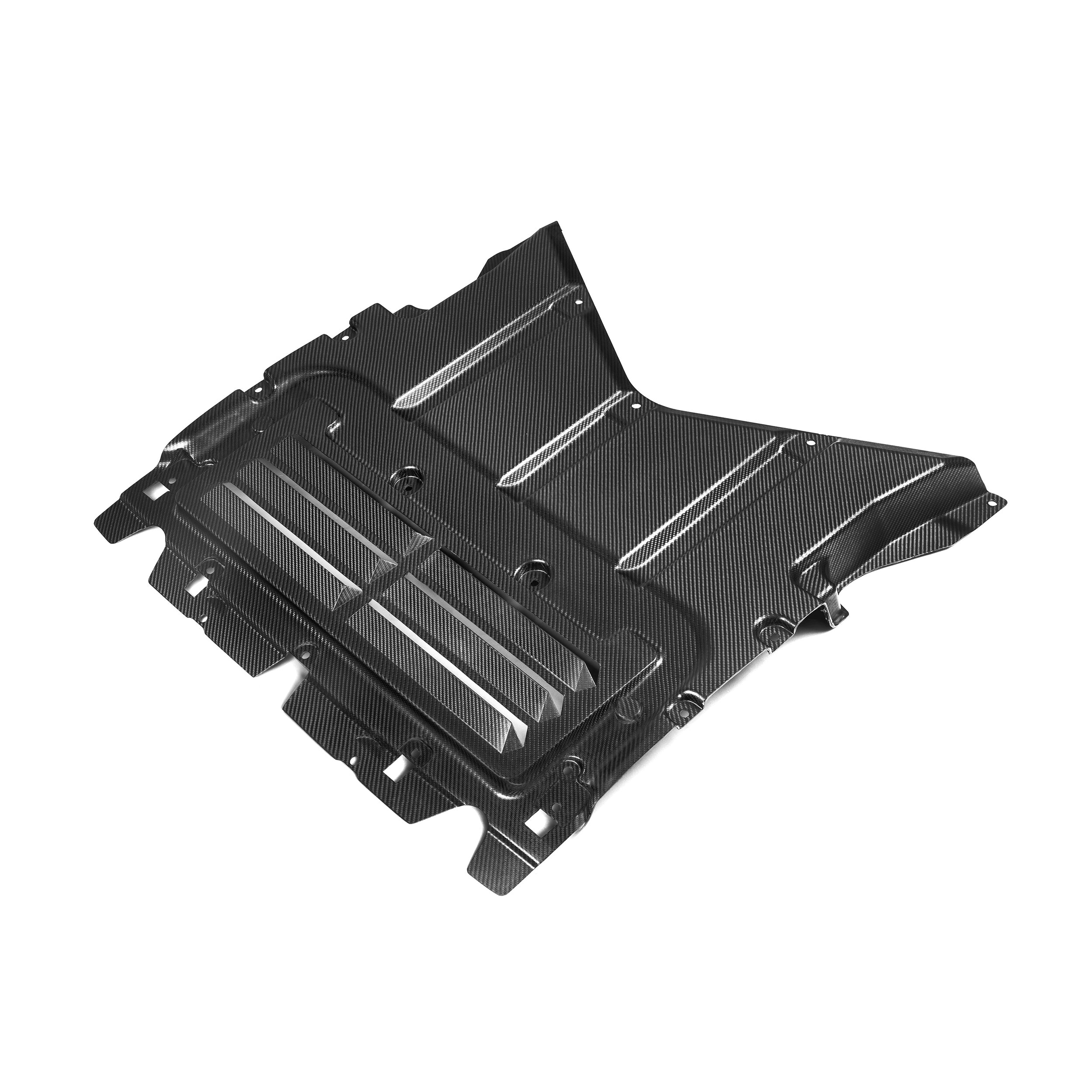 OEM Style Carbon Fiber Oil Cooler Skid Plate - G90 M5