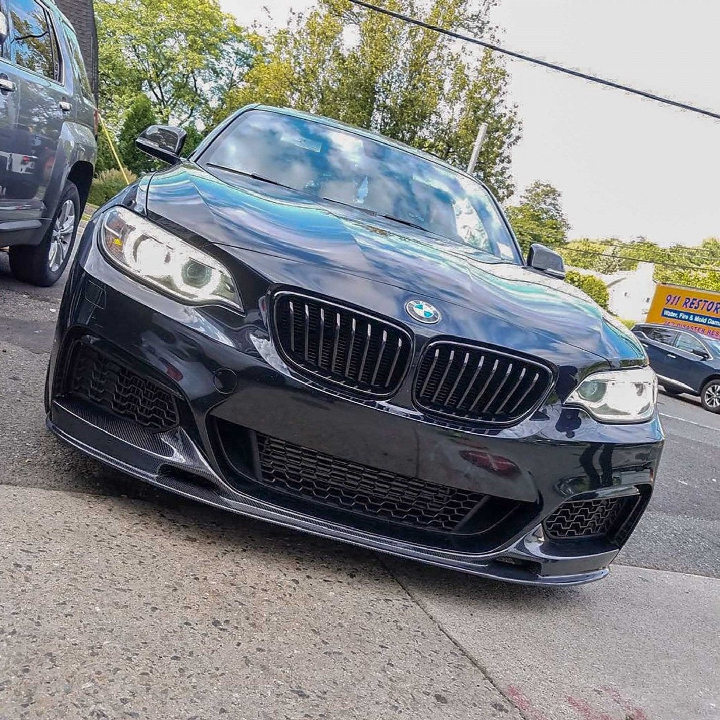 Performance Style Carbon Fiber Front Lip - F22/F23 2 Series - Euro Auto Design