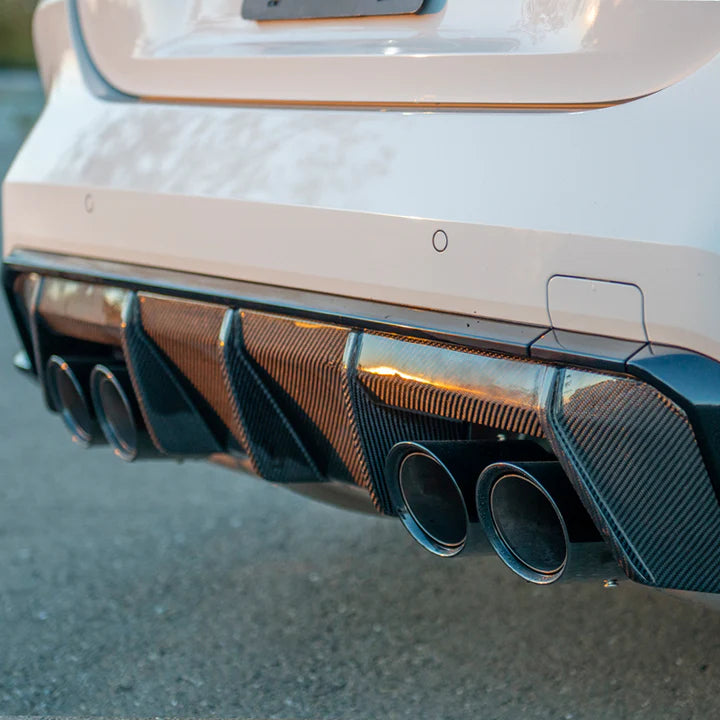 MP Style Carbon Fiber Rear Diffuser - G80 M3 | G82/G83 M4 - Euro Auto Design