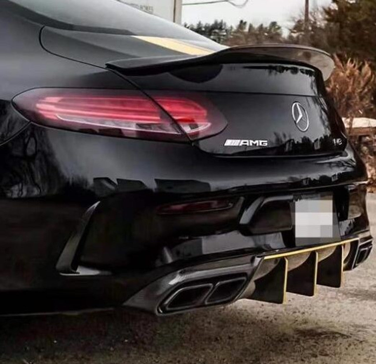 PSM Style Carbon Fiber Spoiler V2 - C205/W205 AMG C63 - Euro Auto Design