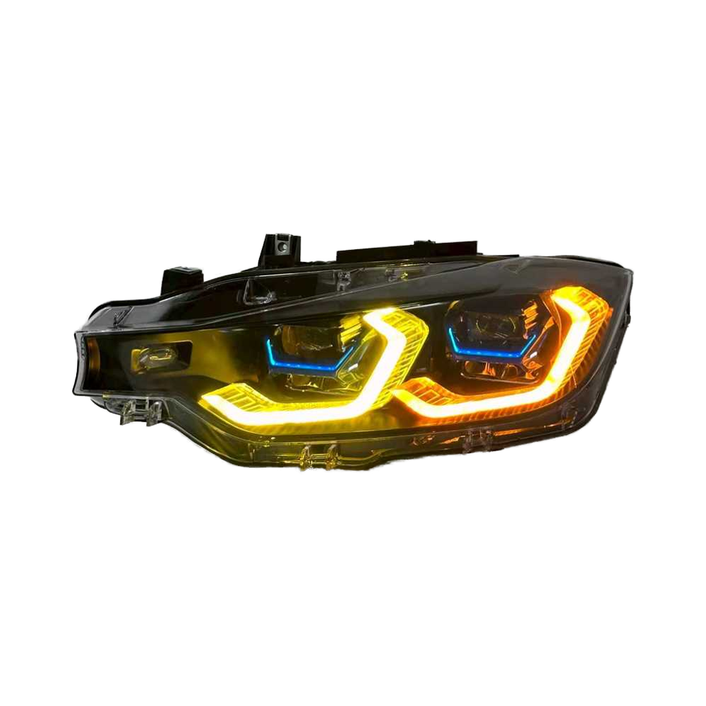 Switchback Dual Color X5 Style LED Headlights - BMW F30 3 SERIES